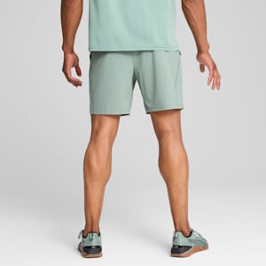 TRAINING TECH Men's 7" Stretch Woven Shorts, Green Moon, extralarge